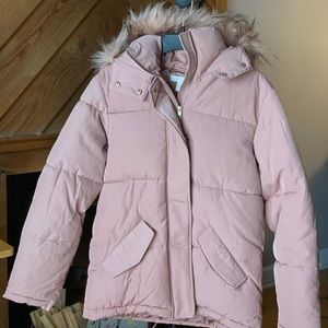 H&M Padded, quilted jacket - size 2 - Pink